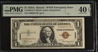 1935A $1 Hawaii Silver Certificate Bank Note - Pmg 40 Epq Fr. 2300