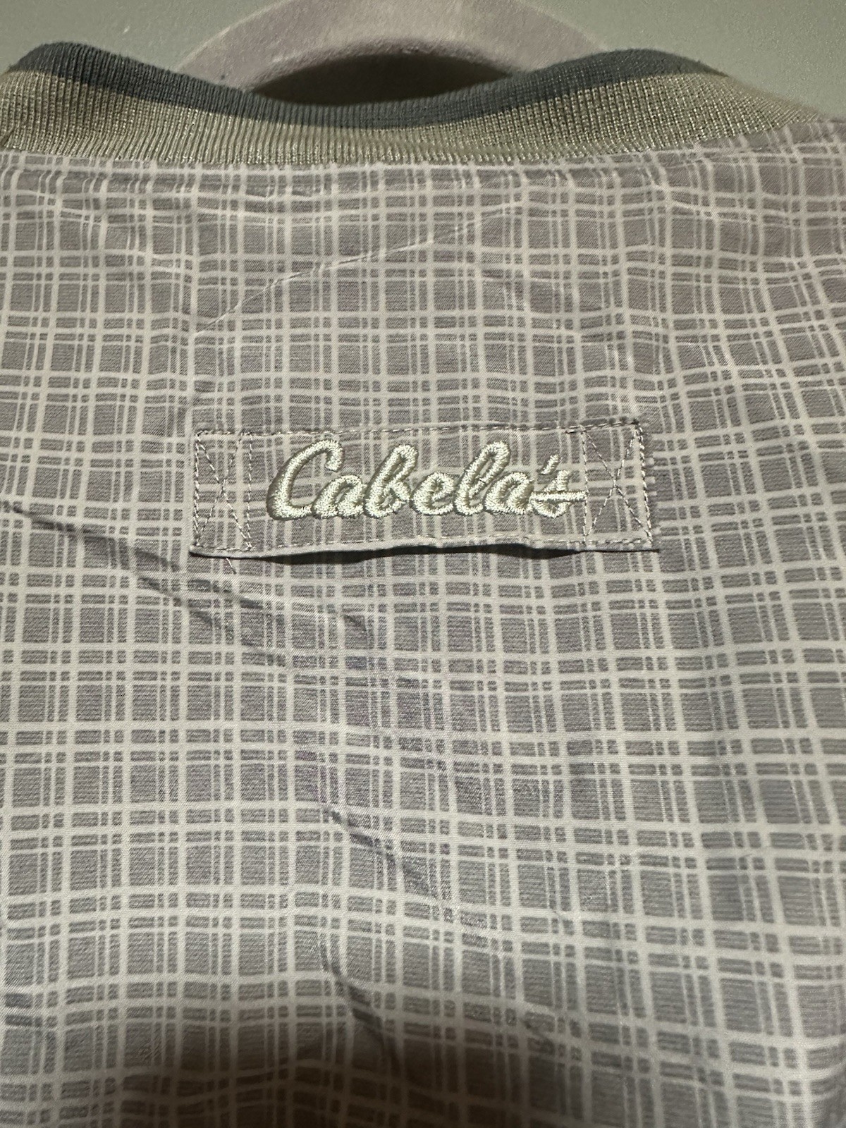 Vintage Cabela’s Gorpcore Grid Pattern Windbreake… - image 8