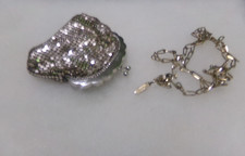 VINTAGE SIGNED WHITING DAVIS COIN PURSE IN NEED OF REPAIR
