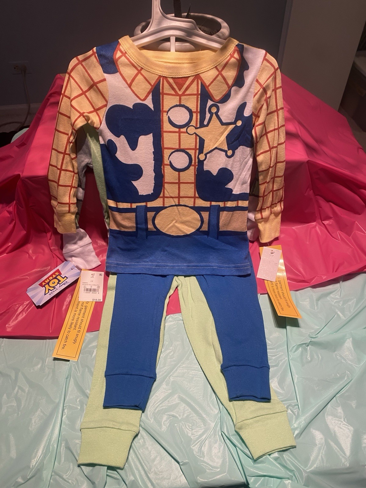 Disney Pixar Toy Story Adventures Little Sleepies Two-Piece PJ Set Size 2T