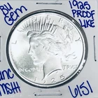 1925 BU UNCIRCULATED SILVER PEACE DOLLAR AUTHENTIC U.S. MINT FREE SHIPPING 6151