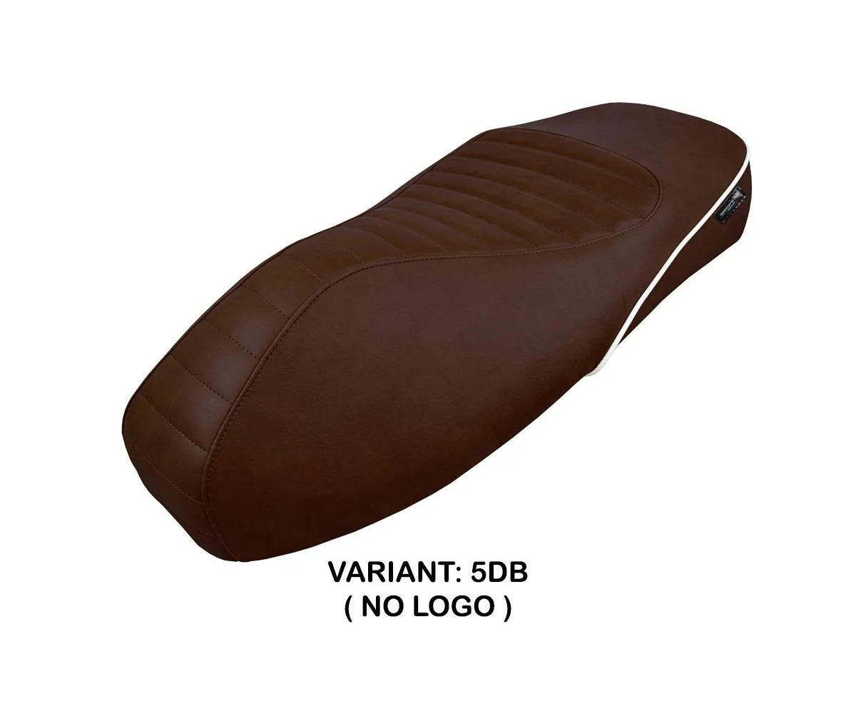 Seat saddle cover Panarea Brown DB Tpz compatible for VESPA GTS 125 2009 > 2026