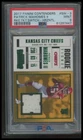 2017 Panini Contenders - RKE TKT Swatches Patrick Mahomes II #SW-3 PSA 9