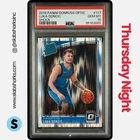 2018 PANINI DONRUSS OPTIC #177 LUKA DONCIC SHOCK RC RATED ROOKIE PSA 10
