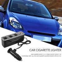 Eurowagens 3-Wege ZigarettenanzüNder Multi-Splitter Usb-Stecker Dc 12V/24V