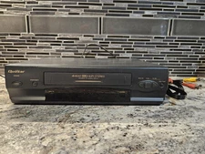QUASAR VHQ560 4 Head VCR VHS Player & Recorder With Hi Fi Stereo - Working