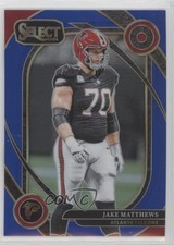 2024 Panini Select Club Level Blue Prizm 48/99 Jake Matthews #264 s3g