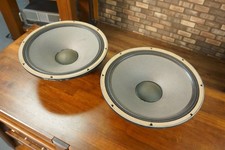 JBL 130A 15 inch Alnico V Woofer Pair 8 Ohm Excellent Working w/ Original Box
