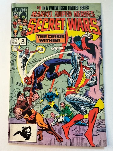 1984 MARVEL SUPER HEROES SECRET WARS # 3 TITANIA & VOLCANA 1st APPEARANCES COMIC