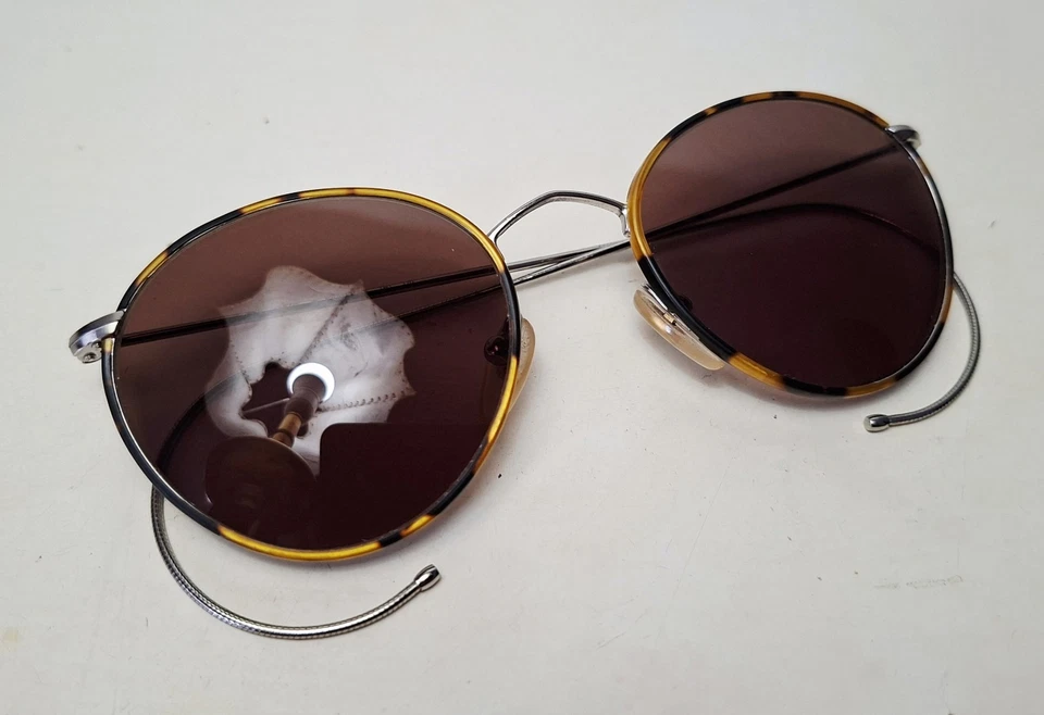 Gafas de sol redondas vintage Lennon NOS AÑOS 80 RALPH LAUREN 50[]20 Italia Panto Savile  Foto 4 de 4