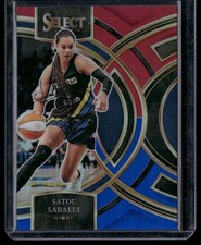 2024 Panini Select WNBA #197 Satou Sabally Prizms Red and Blue #/399