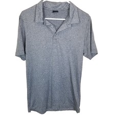 Short Par-4 Golf Polo Shirt Short Sleeve Polo Shirt Athletic Polo Shirt S Gray