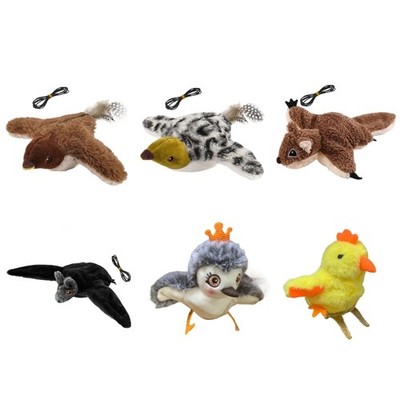 Safe Plush Materials Electric Simulated Bird Toy Automatic Motion Activated Toy