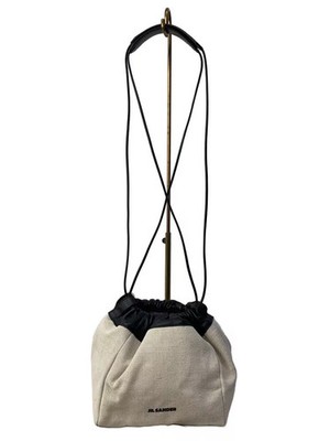 JIL SANDER Shoulder Bag Canvas BEG