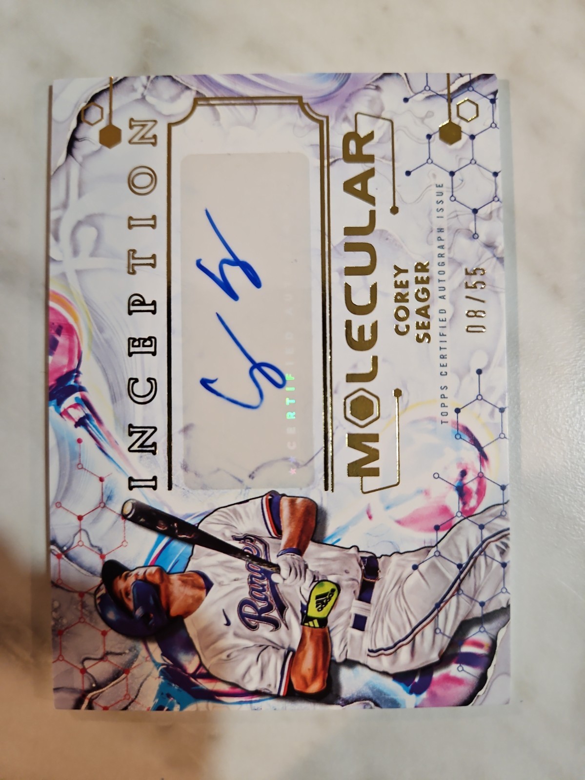 2025 Topps Inception - Corey Seager - Molecular Autographs 8/55 