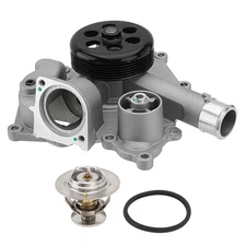 AW7170 Water Pump & Thermostat Kit Fits Chrysler 300 Dodge Charger Jeep HEMI