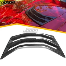 Real Carbon For Corvette C8 Convertible Z51 Z06 2020+ Roof Hood Vent Trim Scoops