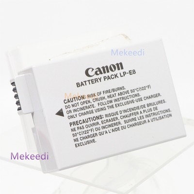 New Genuine Canon LP-E8 Battery For EOS Kiss X4 X5 X6 EOS 550D 600D 650D 700D