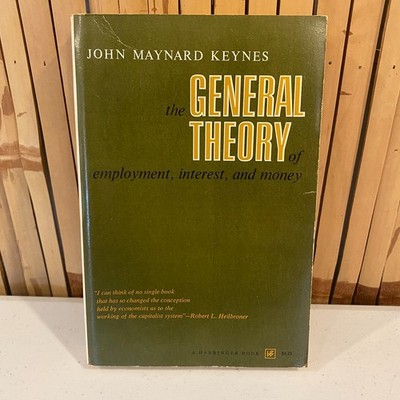 Keynes General Theory of Employment Interest & Money 1964 1st Harbinger PB ISBN
