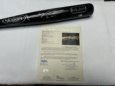 JOSH HAMILTON SIGNED GAME USED LVS C353 (2013) MLB + JSA 2010 MVP RANGERS LEGEND