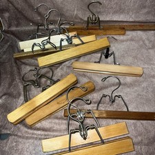 NEAT VINTAGE TROUSER WOODEN HANGER Sears Montrose Winston NB8