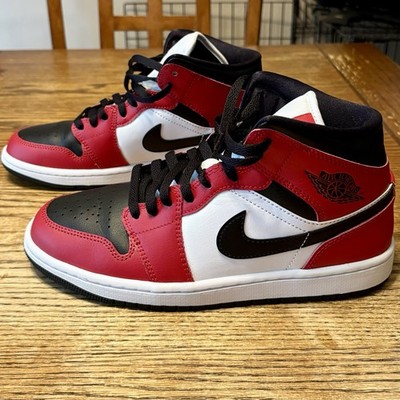 Size 8 - Jordan 1 Mid Chicago Black Toe 2020