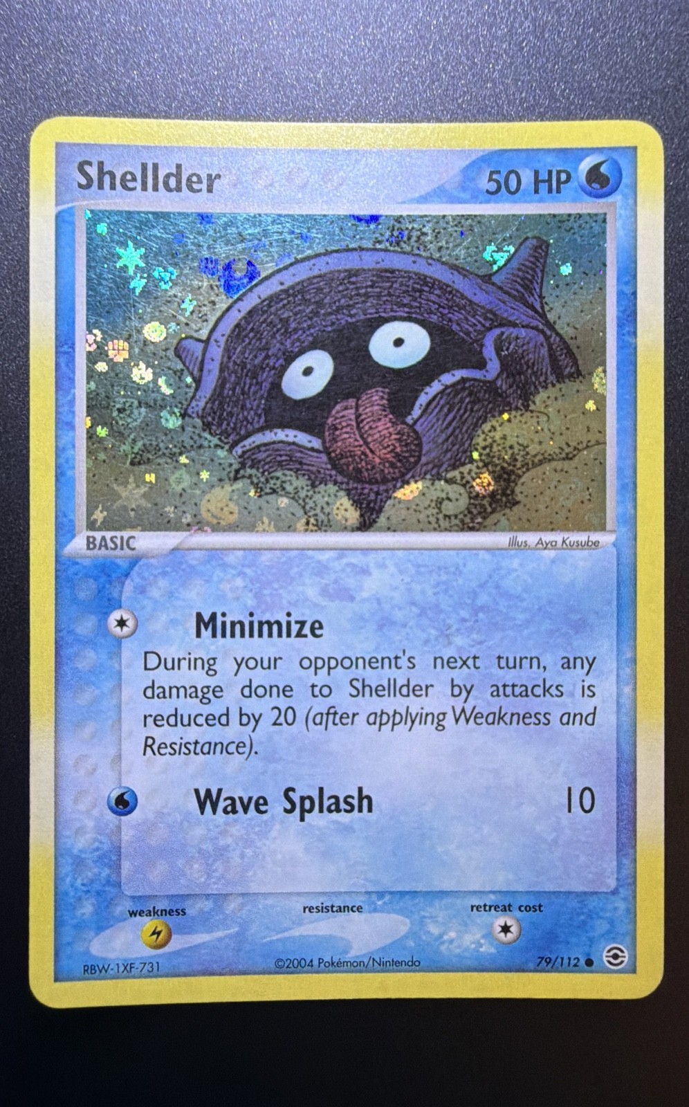 Shellder 79/112 FireRed & LeafGreen Reverse Holo