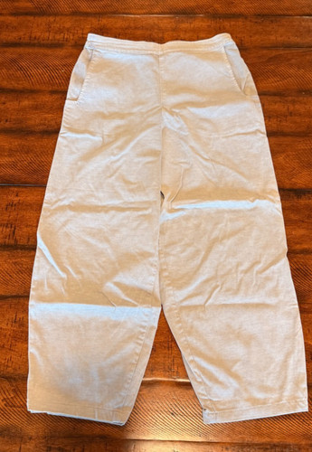 Elemente Clemente Beige Pull on Trouser Pant with Pockets - Size 8 / Medium