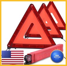 Emergency Triangles, Warning Triangles for Vehicles, Reflective Triangle, Safety
