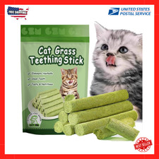 30G Cat Grass Sticks, Delicious Cat Grass Teething Stick Edible Cats Chew Toy Ca
