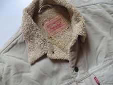 Levi's 71550 Cord Jacke Jeansjacke Gr. XXL, Winterjacke, Fell Gefüttert ! KULT !