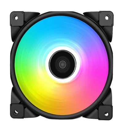 Pccooler 120mm Halo Gehäuselüfter in RGB - Ventilator - 12 cm - 1000 RPM - 2000