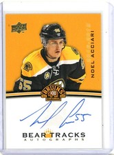 2023-24 Upper Deck Boston Bruins Centennial Bear Tracks - Noel Acciari AUTO