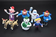 Rudolph Red Nosed Reindeer 8 Mini Figures Bumble Yukon Jack Hermey