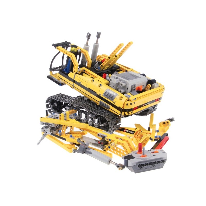 1x Lego Technic Parts Set 8043 Construction Crawler Excavator Excavator Incomplete