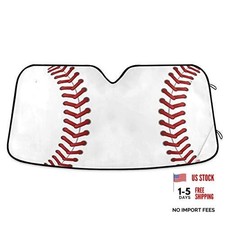 Print Windshield Sunshade Foldable Car Auto Front Window Sun Shade Baseball