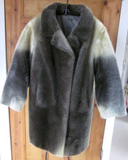 Vintage Pelzmantel  Seal gefüttert Gr.38/ 40 nachmessen plus Muff und Hut super