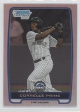 2012 Bowman Draft Chrome Draft Picks Refractor Correlle Prime #BDPP114 1u6