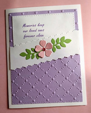 Sympathy Card for Loss of Mother or Father with Personalized Verse Inside