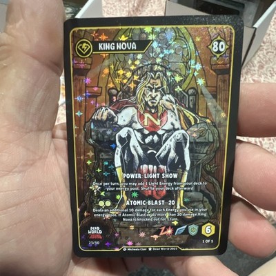 Dead World Trading Card Game King Nova Holo Card 23/30 2025 Dead Rising