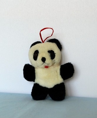Pandabär Stofftier Plüsch Anhänger 10 cm hoch