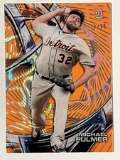 Michael Fulmer 2016 Topps High Tek Orange Magma RC 12/25 Detroit Tigers