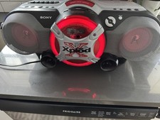 Sony Xplod CFD-G700CP CD Cassette Player FM/AM Radio Boombox Tested Works Great 