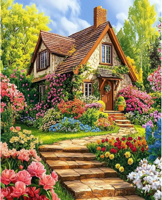 Paint by Numbers Kit for Adults Beginner Landscape DIY Painting Kits for Adults