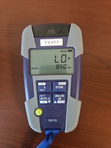 Viavi OLP-35 Optical Power Meter With 2.5mm Adapter, Nylon Case
