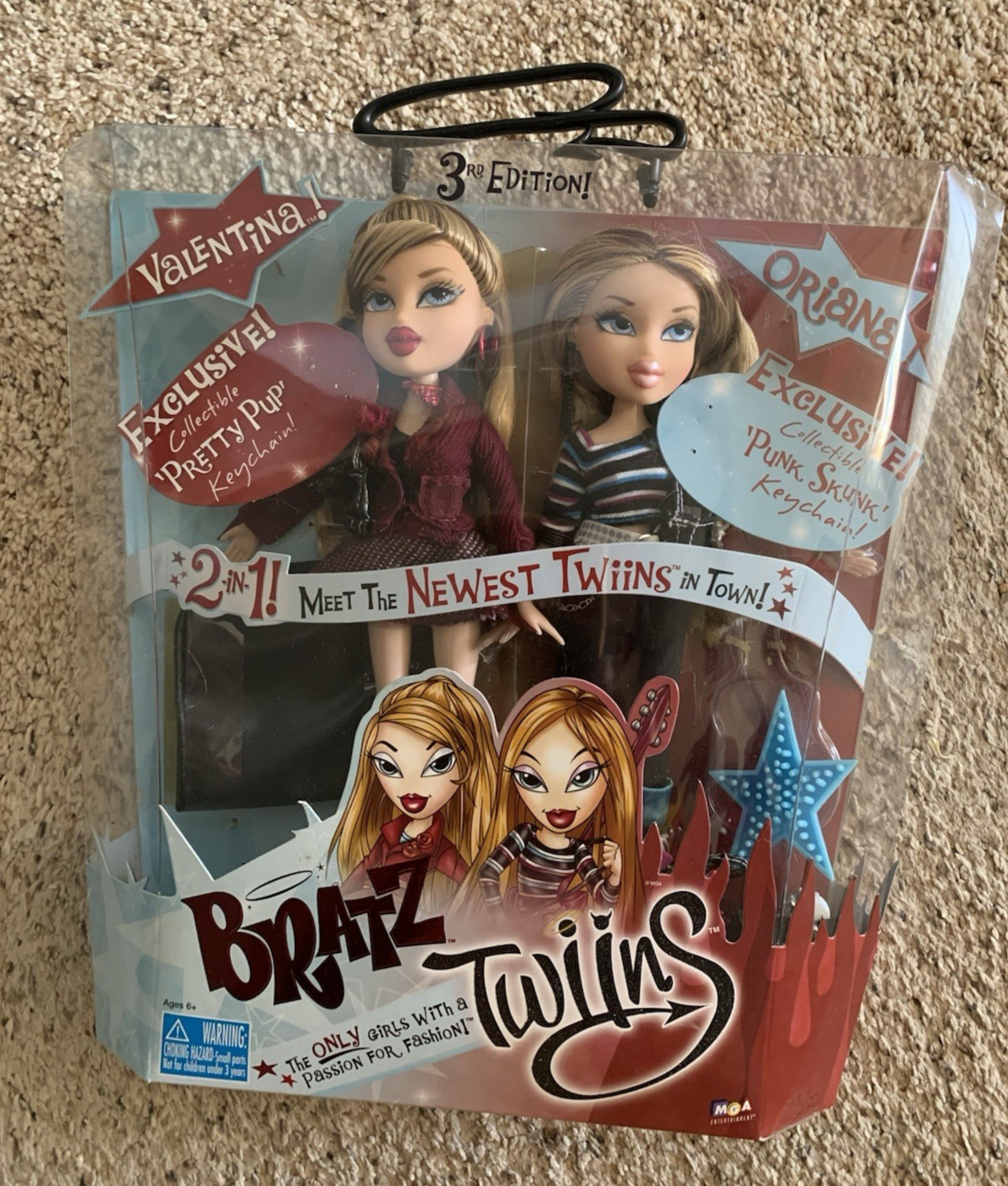Bratz Twiins 3rd Edition Oriana and Valentina Dolls (2005) R