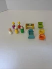 Lot Of 10 Fisher Price Vintage Little People Figures And Accessories