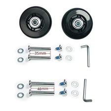 Trolleyshop Wear-Resistant Luggage Suitcase Wheels Replacement Kit - 64mm x 1...