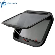 22'W x 15'H RV Exit Window w/Trim Ring Emergency Push Out Window w/Net Screen