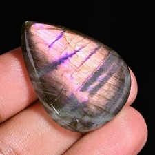 Beautiful Natural Labradorite Pear Shape Cabochon, 68.25 CRT  38X28X8 MM  U-24